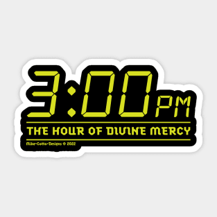 The Hour of Divine Mercy G Sticker